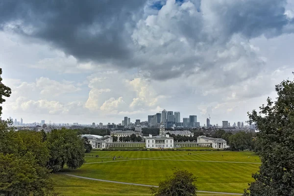 Londen Engeland Juni 2016 Verbazingwekkend Panorama Van Greenwich Londen Engeland — Stockfoto