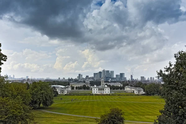 Londres Inglês Junho 2016 Panorama Incrível Greenwich Londres Inglaterra Reino — Fotografia de Stock