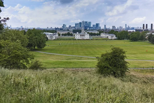 Londra Inghilterra Giugno 2016 Panorama Stupefacente Greenwich Londra Inghilterra Regno — Foto Stock