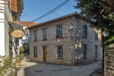 Ioannina, Yunanistan - 27 Aralık 2014: Old town şehir Ioannina, Epirus, Yunanistan Kalesi'nde