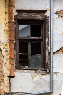 Xanthi, Yunanistan - 23 Eylül 2017: Street ve eski evleri eski kasaba İskeçe, Doğu Makedonya ve Trakya, Yunanistan