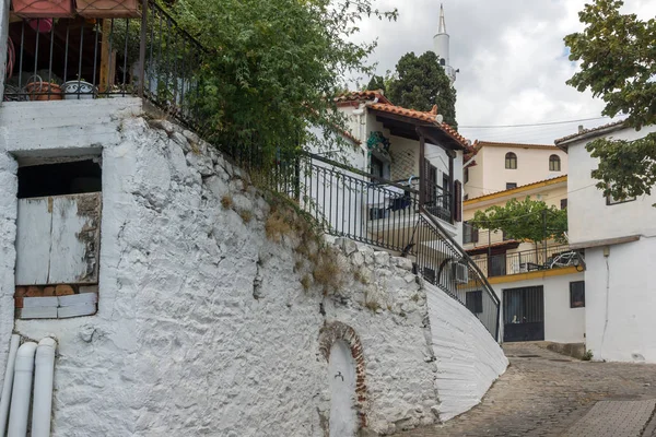 Xanthi Yunanistan Eylül 2017 Street Eski Evleri Eski Kasaba Skeçe — Stok fotoğraf