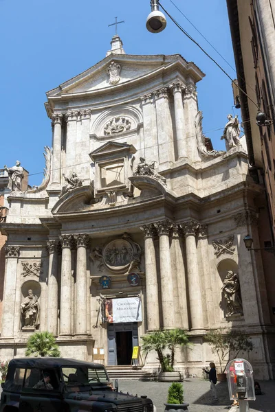 Roma Italia Junio 2017 Increíble Vista Chiesa San Marcello Corso —  Fotos de Stock