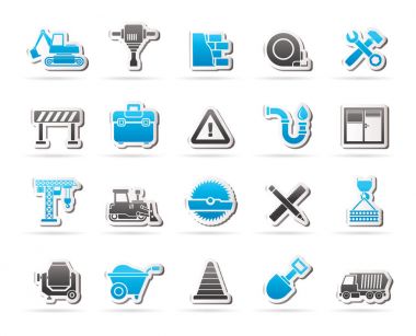 yapı ve inşaat Icons - vector Icon set