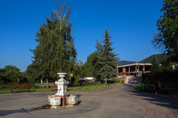 Sapareva Banya, Bulgaristan - 13 Ağustos 2013: Spa merkezi Resort Sapareva Banya, Bulgaristan