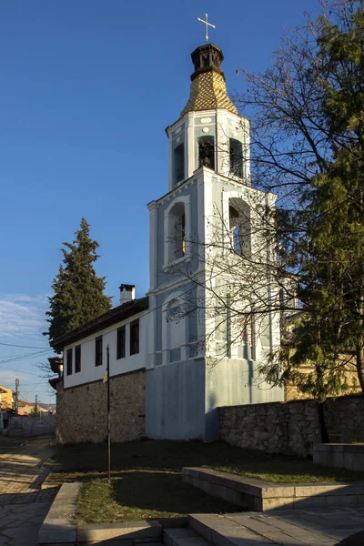 Panagyurishte Bulgaria December 2013 Church Blessed Virgin Mary Historical Town — стокове фото