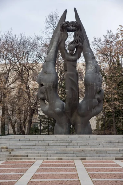 Plovdiv Bulgaria Diciembre 2016 Monumento Unificación Bulgaria Ciudad Plovdiv Bulgaria — Foto de Stock