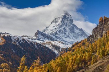 Mount Matterhorn Zermatt, İsviçre Alpleri görünümünü şaşırtıcı 
