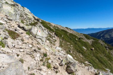 Pirin Dağı, Bulgaristan yeşil tepeler inanılmaz yaz peyzaj