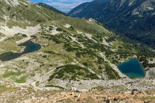 Fantastiska Landskap Med Tipitsko Sjöar Berget Pirin Bulgarien — Stockfoto