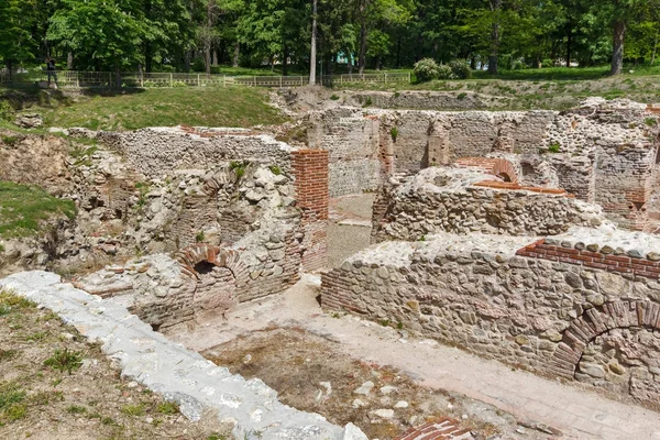 Resti Degli Edifici Nell Antica Città Romana Diokletianopolis Città Hisarya — Foto Stock
