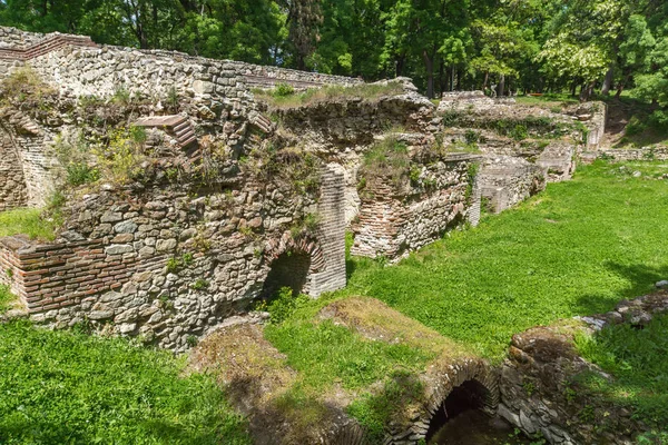 Remains Builings Ancient Roman City Diokletianopolis Town Hisarya Plovdiv Region — Stock Photo, Image