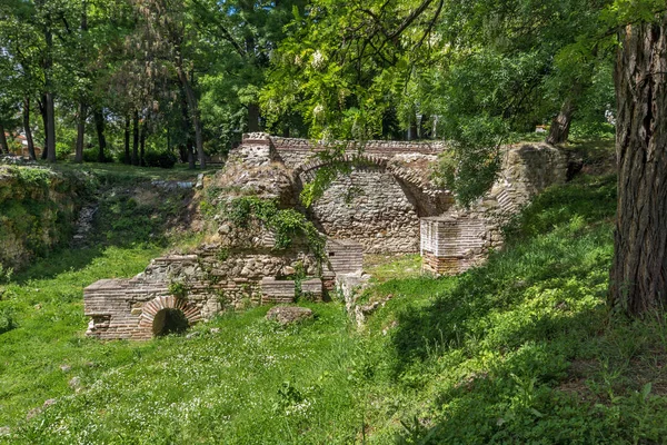 Antik Roma Şehri Diokletianopolis Hisarya Kasaba Plovdiv Bölge Bulgaristan Builings — Stok fotoğraf