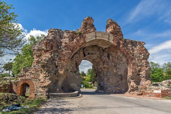 The South gate - The Camels of ancient roman fortifications in Diocletianopolis, town of Hisarya, Plovdiv Region, Bulgaria
