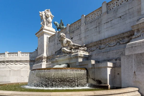 ローマ イタリア 2017 驚くべき都市のローマ イタリアのヴィットーリオ エマヌエーレ 世国立記念碑として知られている祖国 アルターレ デッラ パートリアの祭壇のビュー — ストック写真