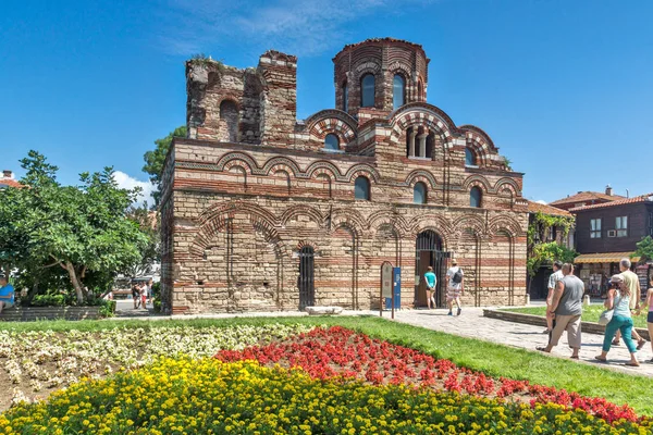 Nessebar, Bulgaristan - 30 Temmuz 2014: kilise İsa Pantokrator Nessebar kasaba, Burgaz bölge, Bulgaristan