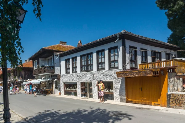 Νεσέμπαρ Βουλγαρία Ιουλίου 2014 Δρόμο Στην Παλιά Πόλη Του Nessebar — Φωτογραφία Αρχείου