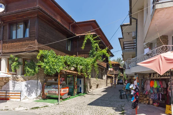Νεσέμπαρ Βουλγαρία Ιουλίου 2014 Δρόμο Στην Παλιά Πόλη Του Nessebar — Φωτογραφία Αρχείου