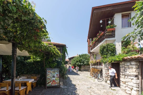 Nessebar Bulgarije Juli 2014 Straat Oude Stad Nessebar Burgas Regio — Stockfoto