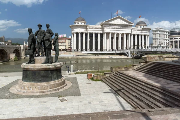 Skopje Republik Mazedonien Mai 2017 Denkmal Zentrum Der Stadt Skopje — Stockfoto