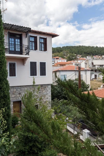 Xanthi Grecia Septiembre 2017 Calle Casas Antiguas Casco Antiguo Xanthi —  Fotos de Stock