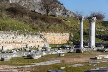 Philippi, Doğu Makedonya ve Trakya, Yunanistan, antik kentin kalıntıları