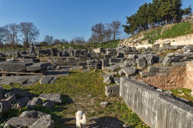 Philippi, Doğu Makedonya ve Trakya, Yunanistan, antik kentin kalıntıları