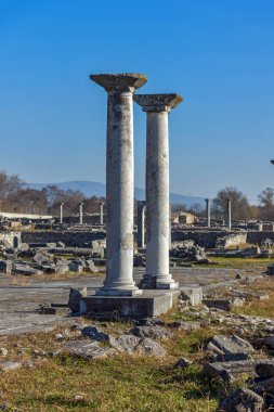 Philippi, Doğu Makedonya ve Trakya, Yunanistan, antik kentin kalıntıları
