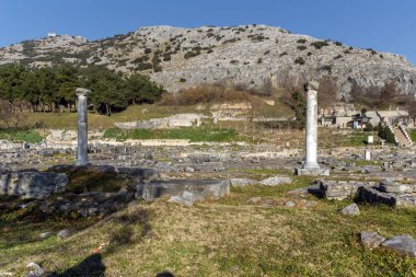 Philippi, Doğu Makedonya ve Trakya, Yunanistan, antik kentin kalıntıları