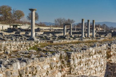 Philippi, Doğu Makedonya ve Trakya, Yunanistan, antik kentin kalıntıları