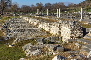 Philippi, Doğu Makedonya ve Trakya, Yunanistan, antik kentin kalıntıları
