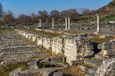Philippi, Doğu Makedonya ve Trakya, Yunanistan, antik kentin kalıntıları