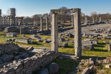 Philippi, Doğu Makedonya ve Trakya, Yunanistan, antik kentin kalıntıları