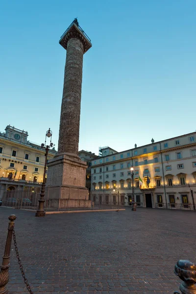 意大利 2017年6月23日 壮观的日落景色宫殿齐吉和马库斯在城市罗马 意大利 — 图库照片