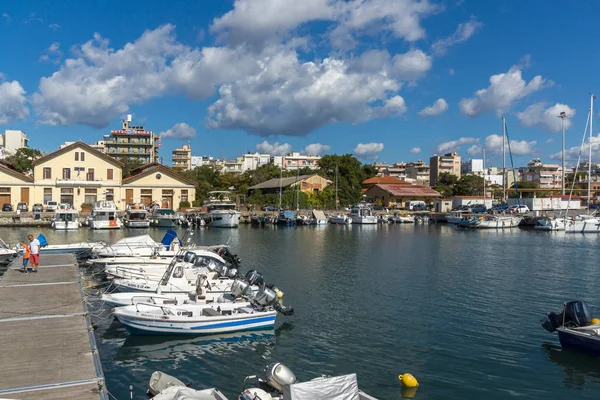 Alexandroupoli Greece September 2017 Port Panorama Town Alexandroupoli East Macedonia — Stock Photo, Image