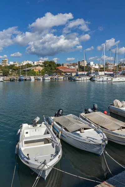 Alexandroupoli Greece September 2017 Port Panorama Town Alexandroupoli East Macedonia — Stock Photo, Image