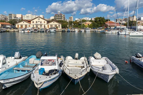 Alexandroupoli Greece September 2017 Port Panorama Town Alexandroupoli East Macedonia — Stock Photo, Image