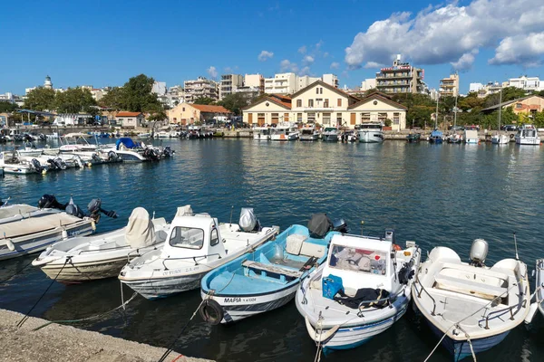 Alexandroupoli Grécia Setembro 2017 Porto Panorama Para Cidade Alexandroupoli Macedônia — Fotografia de Stock