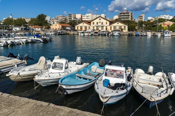Alexandroupoli Grécia Setembro 2017 Porto Panorama Para Cidade Alexandroupoli Macedônia — Fotografia de Stock