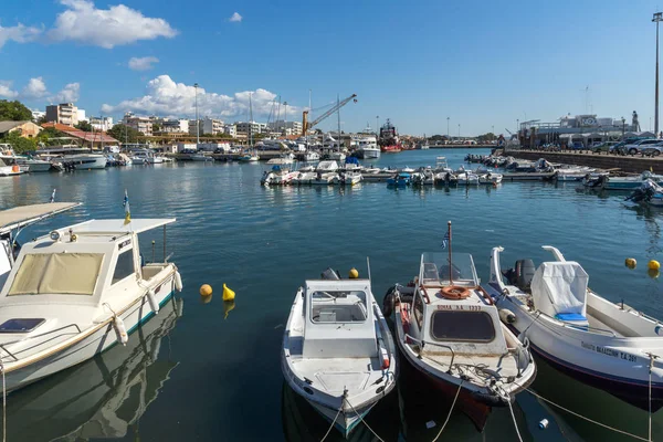 Alexandroupoli Griechenland September 2017 Hafen Und Panorama Zur Stadt Alexandroupoli — Stockfoto