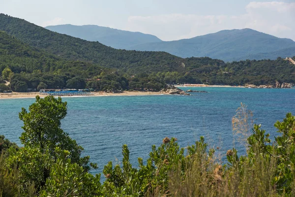 Incredibile Paesaggio Estivo Calcidica Macedonia Centrale Grecia — Foto Stock