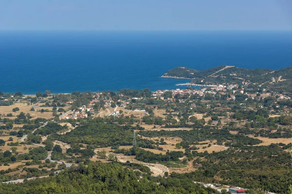 Εκπληκτικό Τοπίο Του Καλοκαιριού Χαλκιδική Κεντρικής Μακεδονίας Ελλάδα — Φωτογραφία Αρχείου