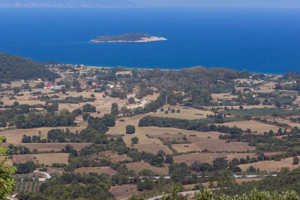 Increíble Paisaje Verano Chalkidiki Macedonia Central Grecia — Foto de Stock