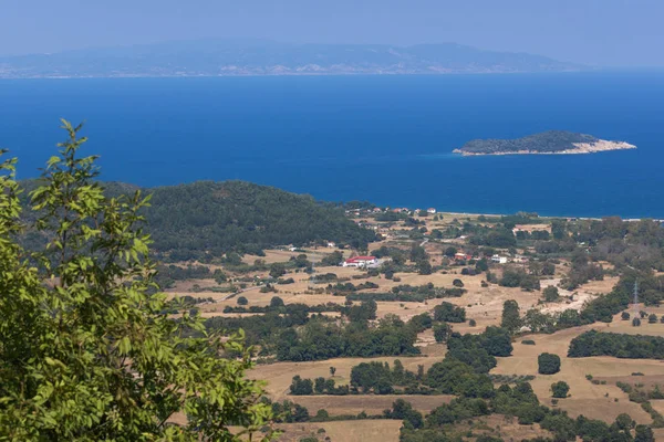 Paisagem Verão Incrível Chalkidiki Macedônia Central Grécia — Fotografia de Stock