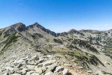 Muhteşem yaz manzara Pirin Dağı, Bulgaristan