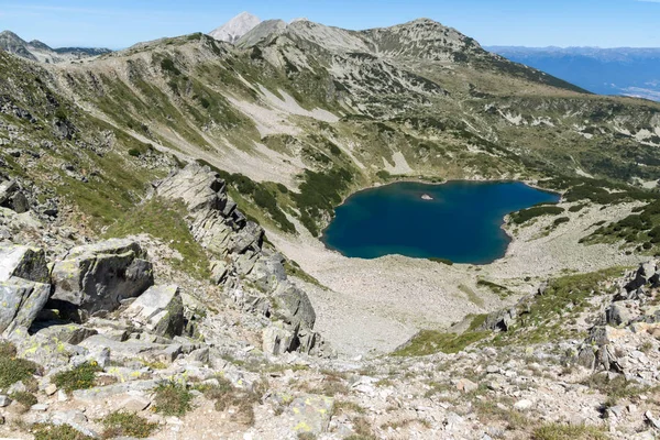 Hämmästyttävä Maisema Tevno Vasilashko Järvi Pirin Mountain Bulgaria — kuvapankkivalokuva