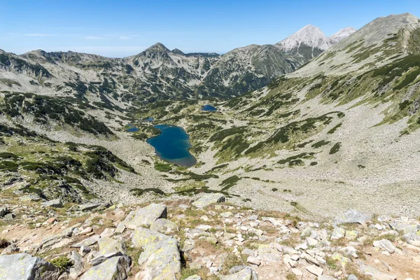 Paisagem Incrível Com Lago Longo Pirin Mountain Bulgária — Fotografia de Stock