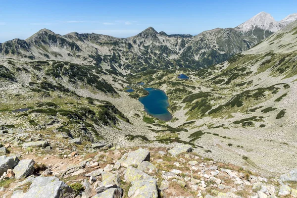 Amazing Landscape Dengan Long Lake Pirin Mountain Bulgaria — Stok Foto