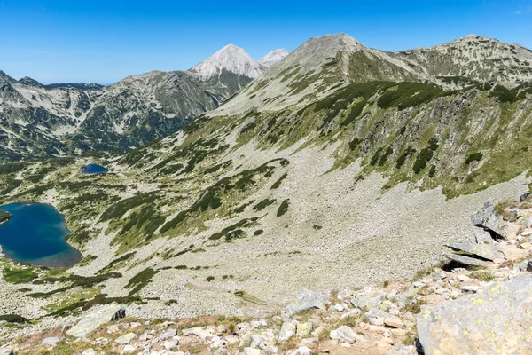 Úžasná Krajina Dlouhého Jezera Pohoří Pirin Bulharsko — Stock fotografie