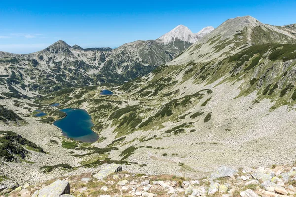 Amazing Landscape Dengan Long Lake Pirin Mountain Bulgaria — Stok Foto